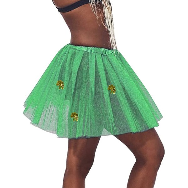St Patrick's Day Grøn plaid hat og butterfly Irish Party
