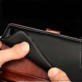 IDEWEI Compatible For Samsung Galaxy S23 Plus Wallet Case Crazy Horse Texture Shockproof PU Leather Foldable Stand Wallet F(Pink)