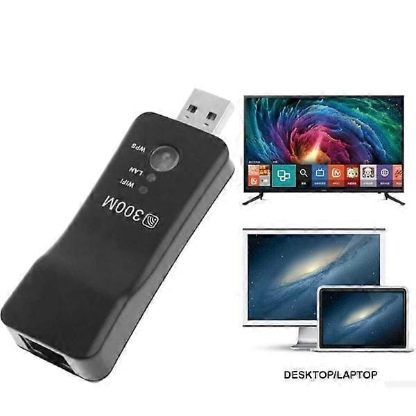 Smart TV Trådlös Wifi LAN-adapter - WIS09ABGN - Höghastighets Internetanslutning för Smart TV - WELLNGS