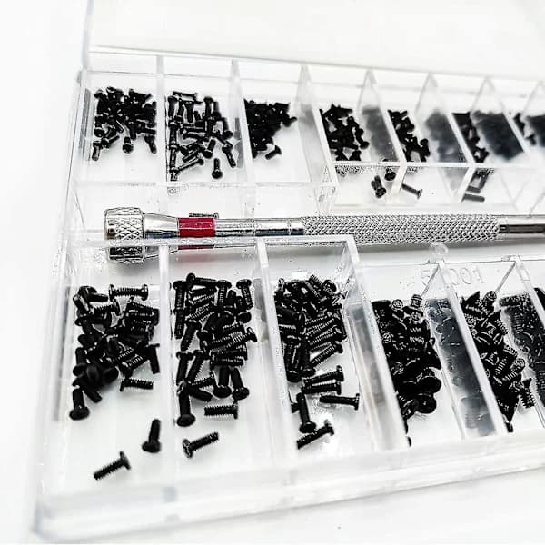 500 st Micro Screws Mini Self-Tapping Screws Assortment Kit