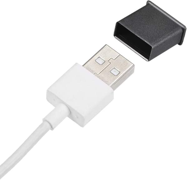 10 st Silikon USB-skydd Dammskydd 13mmx5mm för USB 2.0 Svart