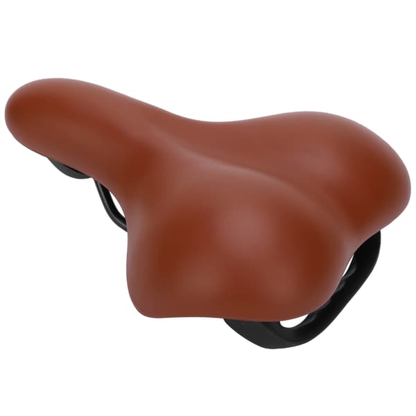 Ergonomisk mountainbike-sadel i PU-læder, cykelsæde, polstring, tilbehør, brun