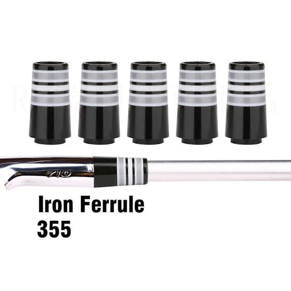 5 stk. Golf Ferrules til 0.355 Tip Irons Skaft Hylse Adapter Ferrule Golf Jernkølle Ferrules Erstatning