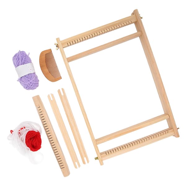 1 set loom kit multifunctional innovative educational DIY handmade wooden loom for children