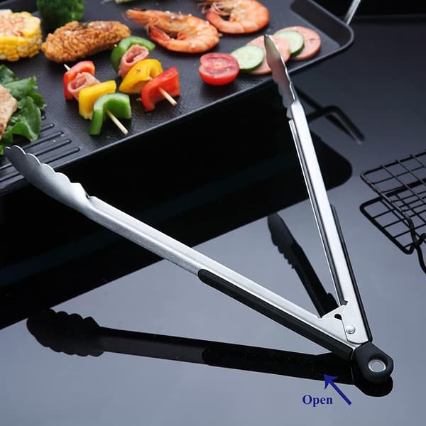 12 tommer grilltang, grilltang i rustfrit stål, premium grill