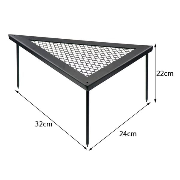 Folding Campfire Stand Heavy Duty Camping Grills Camping Accessories for BBQ
