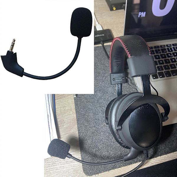 Headset Mikrofon Kabellængde 15cm 5.91 tommer til HyperX Cloud 2 II
