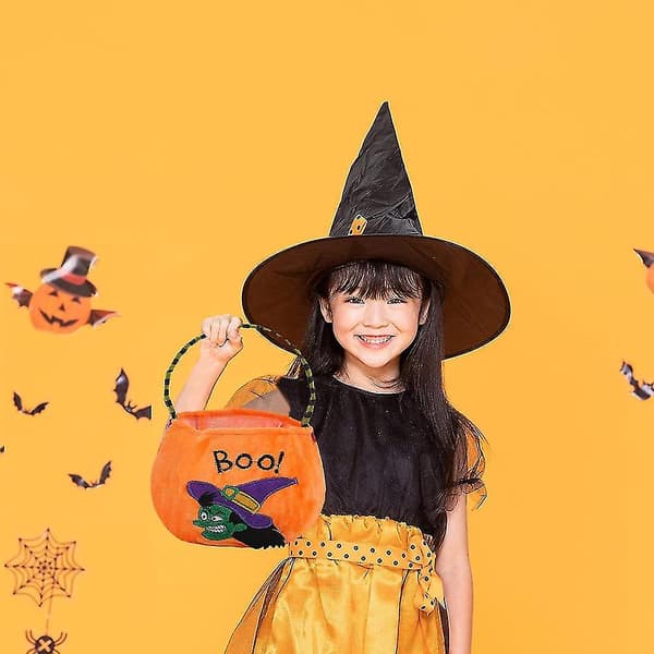 Halloween Trick Or Treat-tasker, mulepose gavekurv til Halloween-festfavoritter - stil 3