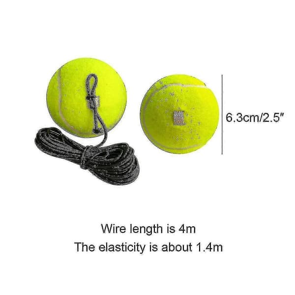 2x Tennis Træning Swingball Erstatningsbold Justerbar Tether Reb Snor Ny