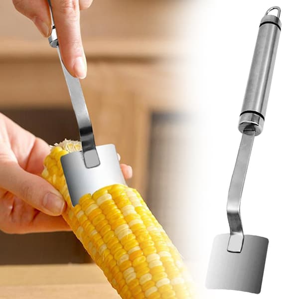 Maiskjernerfjerner i rustfritt stål med langt håndtak, ergonomisk, 3 stk. 3pcs