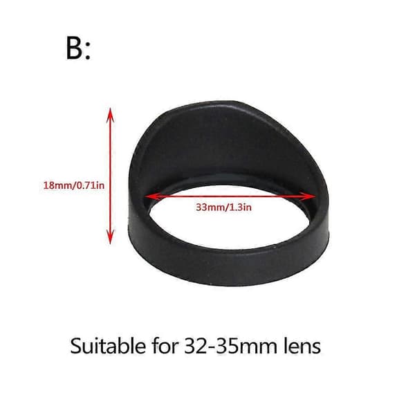 1 par gummiokular ögonmusslor, ett par ögonskydd, innerdiameter 40 mm