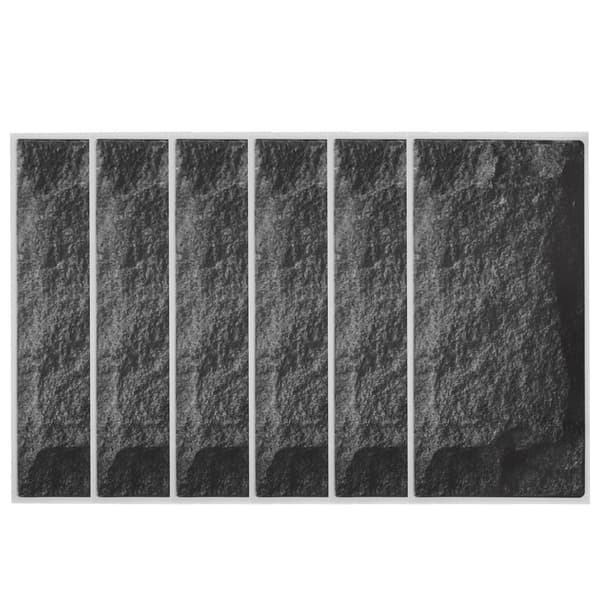 6 pcs Matte Wall Decal Waterproof Self-Adhesive Non-Slip Floor Decor for Home Use
