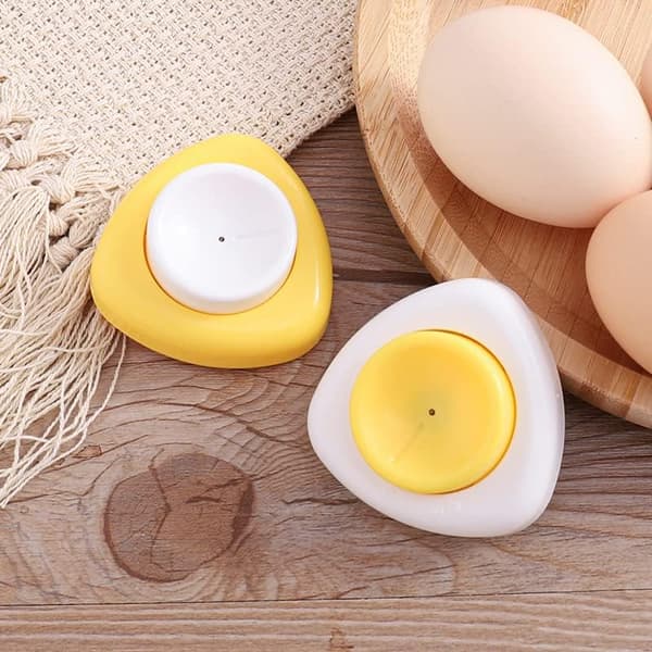 Magnetisk eggprikker for rå egg, med magnetisk base og sikkerhetslås, hardkokt eggskreller, 2-pk 2 Pack