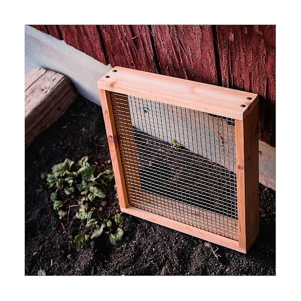 Raw Rutes Hand Sieve for Garden, Compost, Soil and Potting Soil Coarse Mesh Durable
