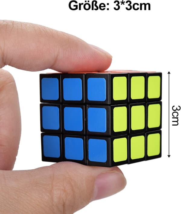Sæt med 16 Mini Magic Cubes 3 x 3 x 3 cm - Gave til børns fødselsdag