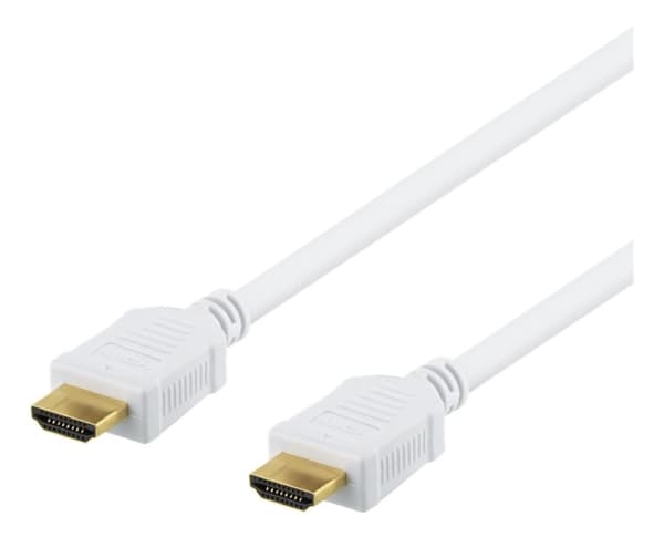 DELTACO High-Speed HDMI-kabel, 10m, Ethernet, 4K UHD, hvit