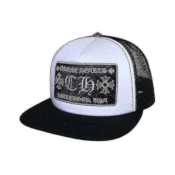 Chrome Hearts Broderad Mångsidig Mode Solkeps Baseballkeps