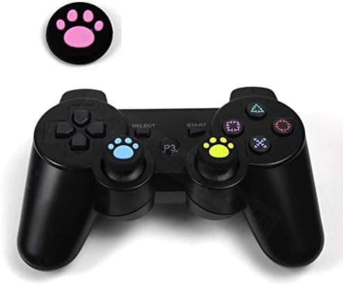Silikondeksel for Sony PS3 PS4 PS2 Xbox One Xbox 360 Xbox One X S PS4 Pro Gamepad-kontroller Rød+Blå Katte-mønster