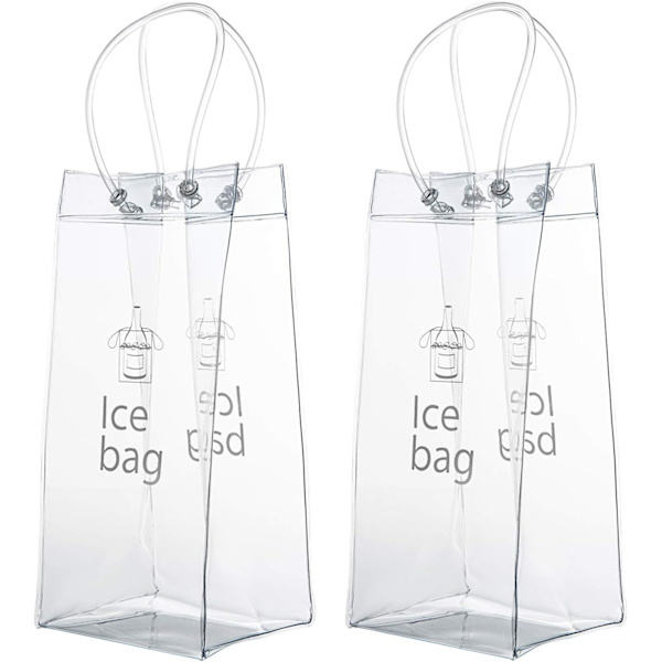 2-pack ispåse vinkylare med handtag för pubar, restauranger, hem, etc.