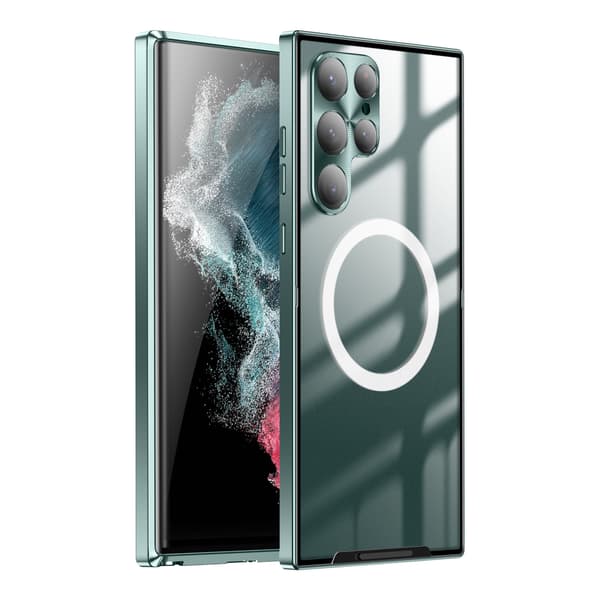 Magnetisk telefondeksel med kamerabeskyttelse for Samsung S23 Ultra