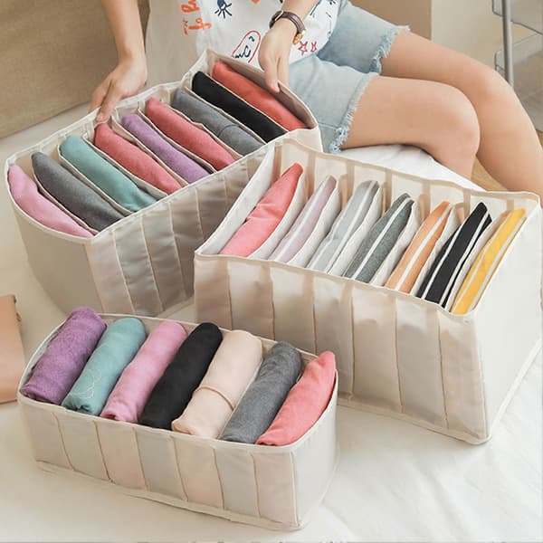 Moisture-proof Fabric Clothes Storage Box, Large Capacity, Thicker, Anti-scratch, Home Clothes Storage Case 1 1