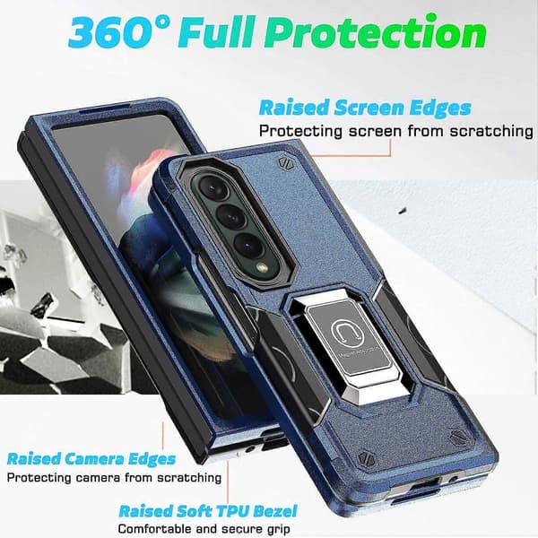Kompatibel med Samsung Galaxy Z Fold 4 Cover Stødsikkert