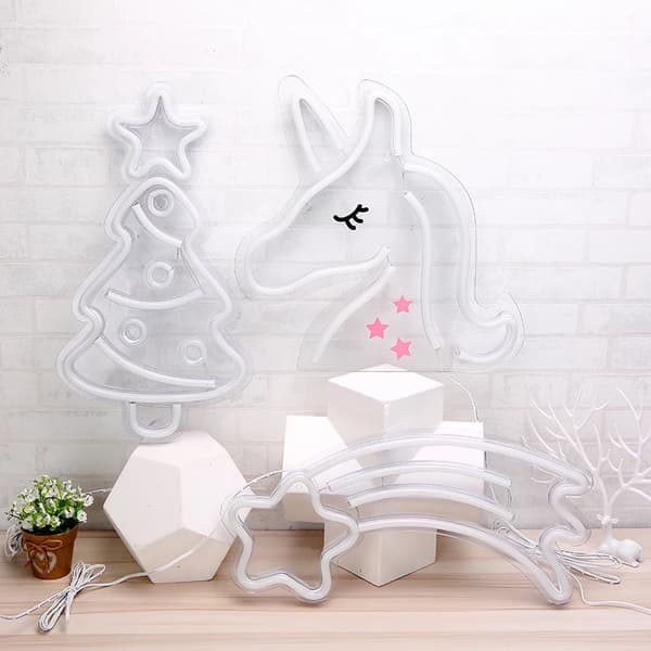 Rainbow Neon Festival Art Neon Led Wall Night Light
