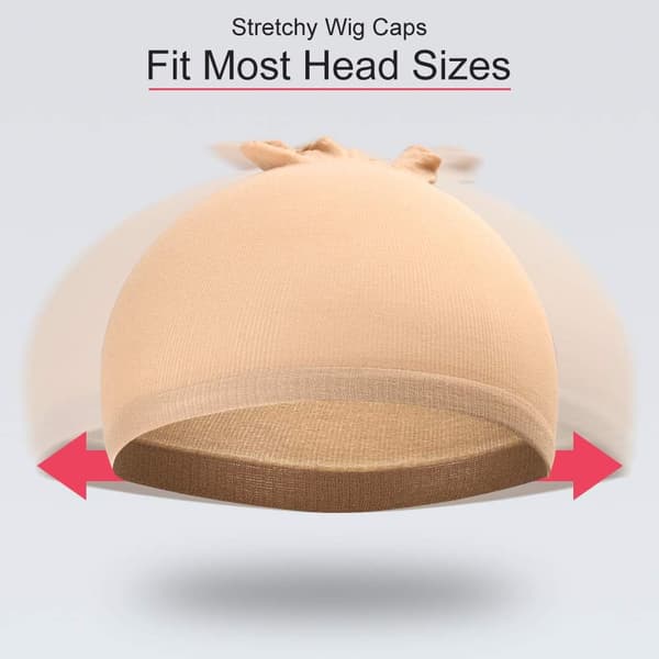 Perukhuva, Nylon Perukhuva Unisex Bonnet, Perukhuvor for Menn og Kvinner