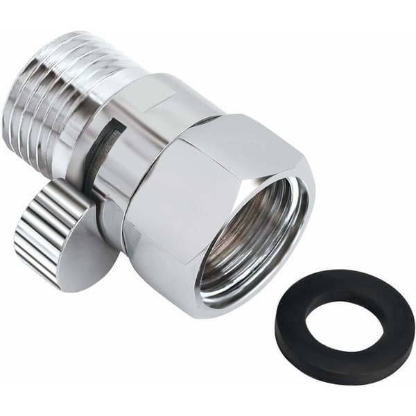 Brusehoved Stopventil Flowkontrol Stopventil Messinghane Flow Universal Reservedele