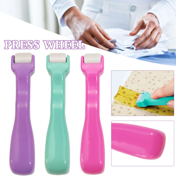 Professional Sewing Roller Lightweight Portable Roller Press Tool Multifunctional Quilting Roller Rose Red Rose Red