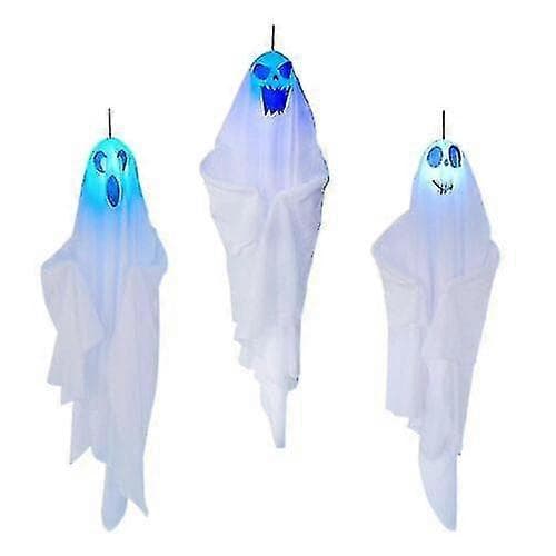 1/3 stk Halloween Spøgelse Hængende Dekorationer Søde Indendørs/udendørs Festdekoration (stil 2 3stk)