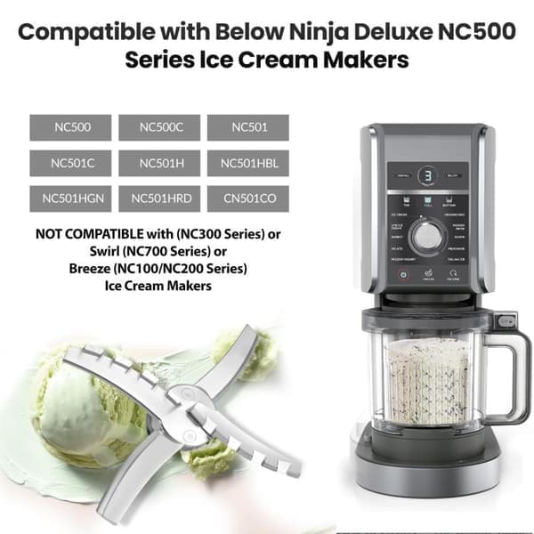 Erstatningsblad for Ninja NC500-serien iskremmaskiner