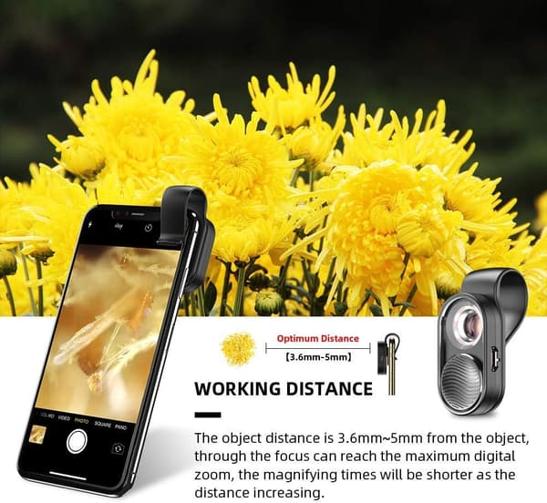 Digital Microscope, 100x Microscope Magnification Lamp with