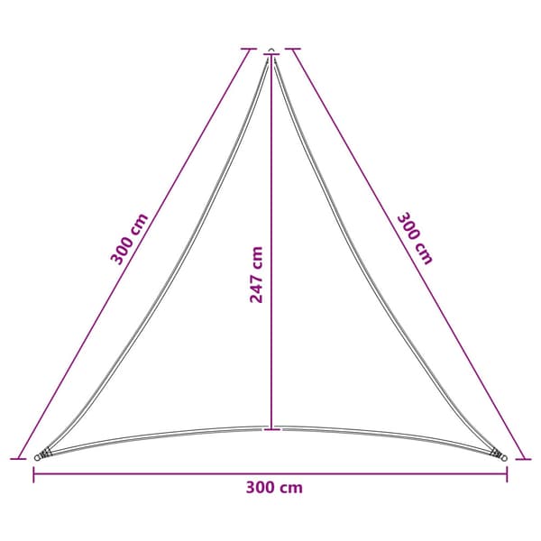 Aurinkopurje 3 x 3 x 3 m HDPE