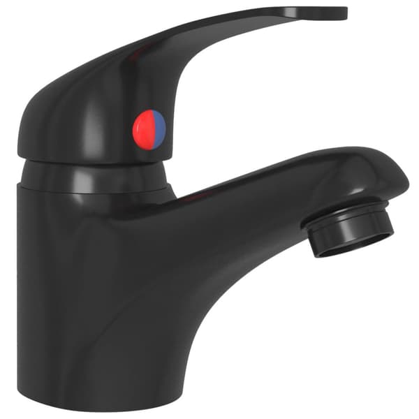 Washbasin mixer black 13x10 cm