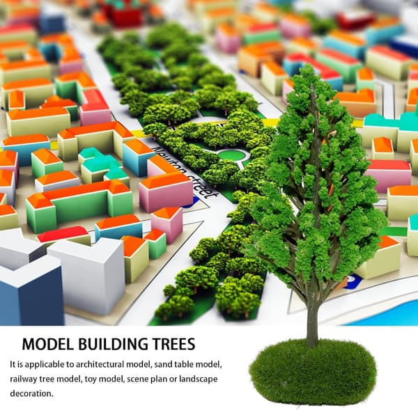 Miniatyrlandskapstrær | kunstig jernbanelandskapstre -