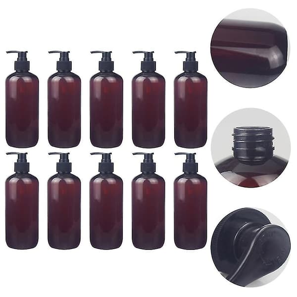 10 stk. tomme pumpeflasker