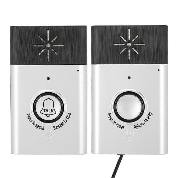 SSRGV 2,4 GHz Mini Bærbar Tovejs Stemmeintercom Trådløst Dørklokke Intercomsystem
