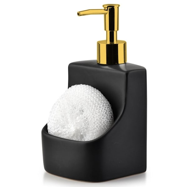 Oppvaskmiddeldispenser 400 ml med svampholder og svamp sett 316