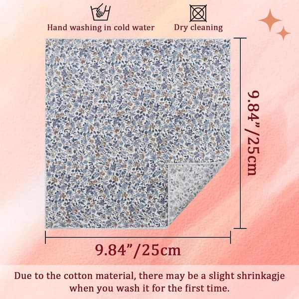 Blommig slips och näsdukar för män med fyrkantig hållare för kavaj -