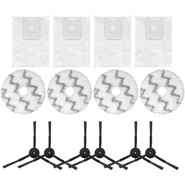 Side Brush Mop Cloths Dust Cloth for EVA SDJ06RM Self-Cleaning Robot Vacuum Cleaner Replacement Parts