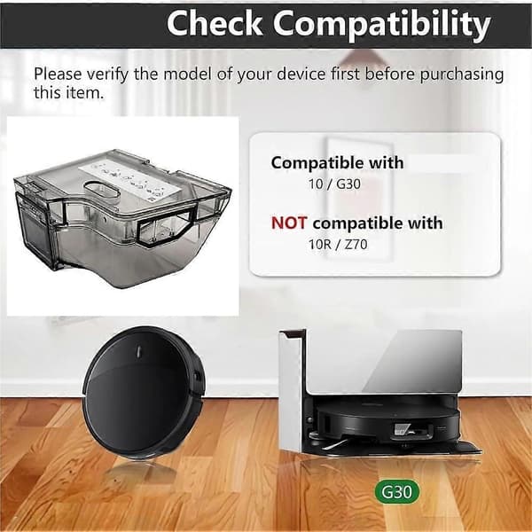 Til Roborock Saros 10 / S9 MaxV Ultra / S90ver / G30 / A1460RR Støvboks Støvsugerdele Robotstøvsugerboks