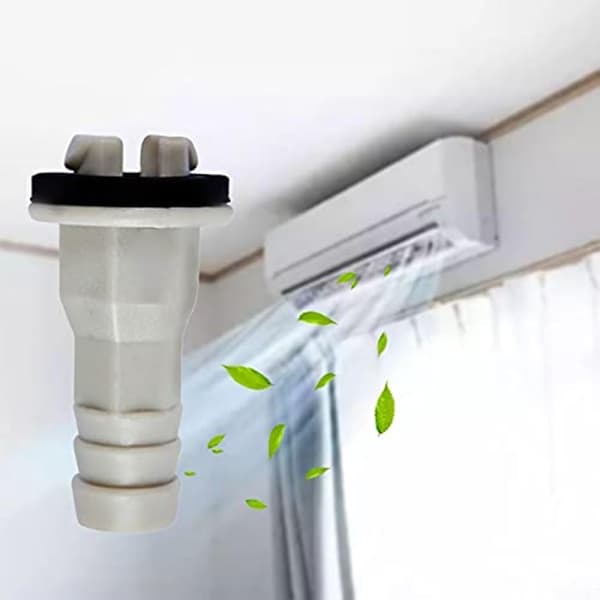 Luftkonditioneringsavloppsslanganslutning AC-enheter – Kondensadapter, för central ABS-plast kompatibel med HVAC-split-luftkonditioneringar (1,5 cm) 1,5 cm