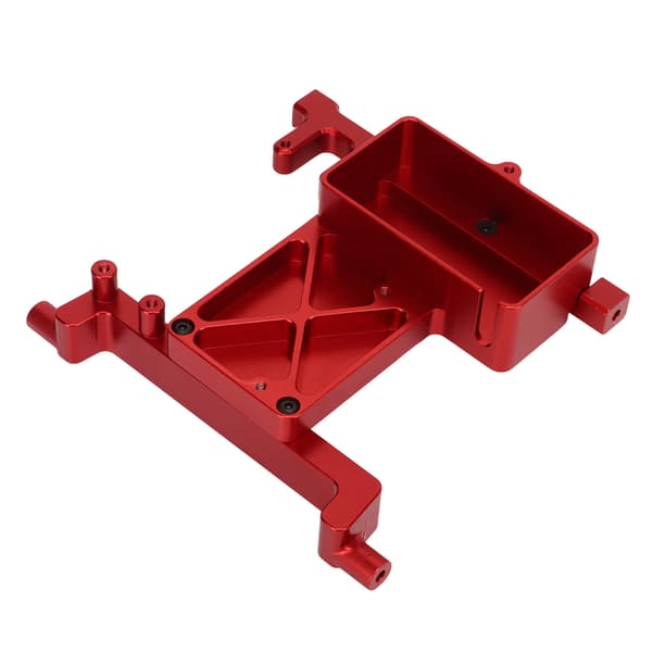 RC Fastmontert Servofeste Erstatning for SCX6 1/6 Aluminiumslegering Servofeste Rød