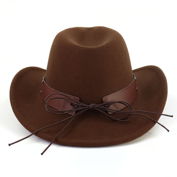 Cowboyhatt dam herr westernhatt bred brätte rem