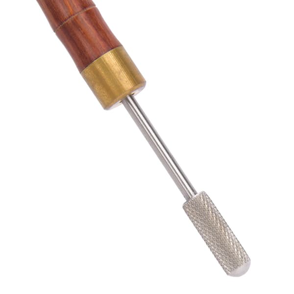 Sandalwood Handle Edge Dye Pen Applicator DIY Leather Craft Edge Treatment Tool Red