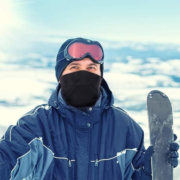 Winter Neck Warmer, Multifunctional, Unisex, Thermal Fleece Lined, Elastic