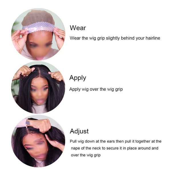 Silicone Wig Headband Comfortable Non-slip Wig Grip Headband