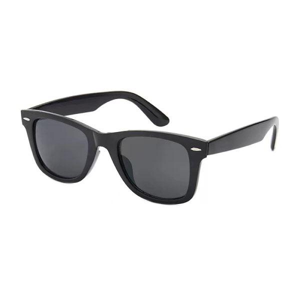 Retro solglasögon för män och kvinnor med ram - Svart Black