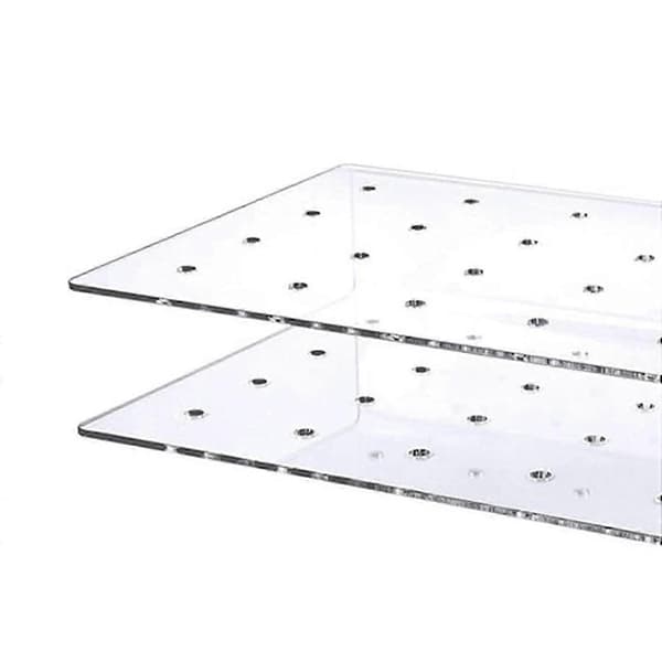 2 stk/sæt Pop Holder Kreativ Holdbar Dobbeltlagsdesign Akryl 20 Huller Cake Pop Stativ Til Pa